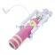 Colorful 2016 fashion selfie sticks monopod wholesale for Ios android
