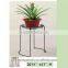 decorator iron wheeled flower plant stand