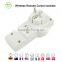 Electric Wireless Remote Control Socket set Europe Plug K09 3+1