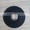 H581 Resin bond 4.5''inch 115*3*16mm black cutting wheel from China cutting disc for metal and stainless steel