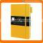 2015 good quality cheap custom leather notebook with pocket