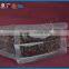 Clear eight-side sealed pouch with zipper