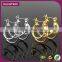 2016 New Year Gift Stainless Steel Loopy Saudi Gold Jewelry Earring