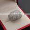 Pave Setting Ring All Size Available Ring Gemstone Titanium
