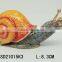Metal decorative enamel snail trinket box