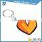 Promotional gifts key ring making machine, 3D pvc keychain with metel