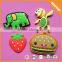 XG06 Fridge Magnets metal dubai fruit italy souvenir soft pvc souvenir fridge magnet for different countries