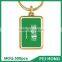 Souvenir gift no mold fee custom gift printing metal wholesale keychain