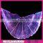 Amazing raionbow color optic fiber luminous indian wedding shawls