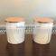 White Marble Candle Holders/ Stone Candle Holders/ Candle Jars