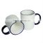 11OZ ring and rim color mug /sublimation customized