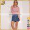 Hot selling casual high quality woman knitted sweater