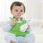 silicone easy wash baby bandana drool bibs