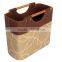Leather Cover Paperboear Storage Basket Made In China