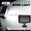 High Lumens 45w Square Led Work Light