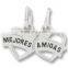 zinc alloy "mejores amigas" inscription charms for bracelet zinc alloy pendants for bracelet