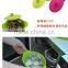 Personalized oval silicone soup bowl with lid for microwave oven