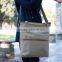 waxed canvas and leather tote bag china supplier