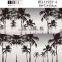 coconut trees floral prints nylon spandex swimwear fabric