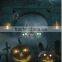 Halloween Scary Pumpkin Lighted up Led Canvas Painting
