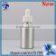 Fancy unique decorative aluminum dropper bottle with childproof cap