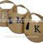 Fashionable Element Embroidery Letters Paper Bags
