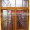 Solid wood built-in grill open outward with true mullion double glazed window