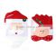 Holiday santa claus christmas chair back cover pattern practical cheap custom 2015 cotton chair cover