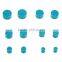 6 Pairs Blue Turquoise Flesh Tunnel Plug avaible in Various Gauges
