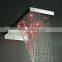 Head shower waterfall shower panel rainfall faucet kt bathroom accessories hot and cold mixer 6pcs massage body spary jets set