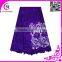Embeoidery wedding african fashion peach cord lace for garments