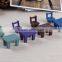 Eco-friendly Material Resin Mini Resin Desk And Chair Ornaments for Moss Potted Bonsai
