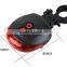 Flashing Bike Cycling 5 Led +2 laser Tail Light Waterproof Cycling Safety Bicycle Rear Lamp Warning Bike Laser