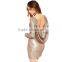 2016 New Fashion Evening Dresses Wholesale, new deep V neck sequin evening dresses with self-cultivation exposed backpack hip
