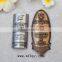 Private Custom Permant Adhensive Metal Wine Brand Logo Aluminum Sticker Label
