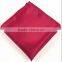 Factory Price Solid Color Soft Silk Wedding Pocket Square For Mens Wholesale