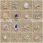 2016 Fashion Diamond nail art /DIY Glitters Slices of metal nail art/ Design 3D Silver Pearl Rhinestone nail sticker
