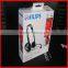 2015 Fashion Quality Packaging Paper Box For Earphone With Handle