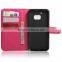 2016 new coming leather flip case for htc m10