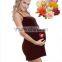 silicone fake maternity belly 4000g brown soft lifelike adhesive backside for crossdress pregnancy belly free gift clothbag