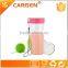 Branded outdoor sport clear plastic kids water bottle