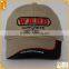Cheap fashion unisex brown 6 panel 100% cotton unstructured embroidered custom baseball cap Wholasale