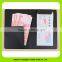 Manufacture competitive price custom leather card holder flip card holder for sale