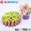 Hot Selling Candy Color Heat Resistant Silicone Cup Pad