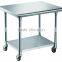 3-layer Stainless Steel Commercial Kitchen Dinning Cart GR-704
