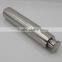 2 OZ Mini Liquor Control Portable Polishing Mirror Cigar Tube Style Stainless Steel Tube