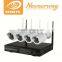 Full HD 720P WIFI NVR and WIFI Camera h.264 4ch wifi nvr kits cctv kits with waterproof ip camera Smart Home Security System
