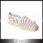 Women Stripe Sandals Espadrilles