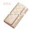 Brand new 3 fold wallet crocodile leather wallet wallet with mobile phone holder