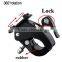 Good quality full rotation anti-slip one button release strong lock bike holder for 3.5-6 inch smartphone